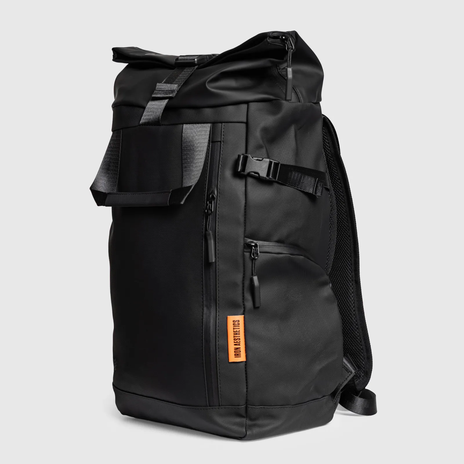 Rolltop batoh Iron Aesthetics Urban Pro, černý-1