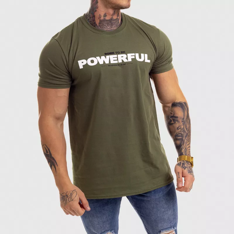 Ultrasoft tričko Iron Aesthetics Powerful, zelené-1