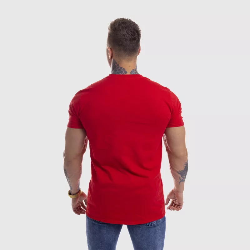 Ultrasoft tričko Iron Aesthetics Powerful, červené-7