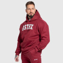Oversized mikina Iron Aesthetics ASTHX, bordová
