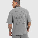 Pánske tričko Iron Aesthetics X Washed, sivé