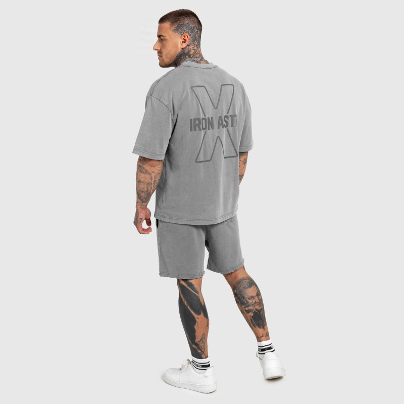 Pánská souprava Iron Aesthetics X Washed, šedá