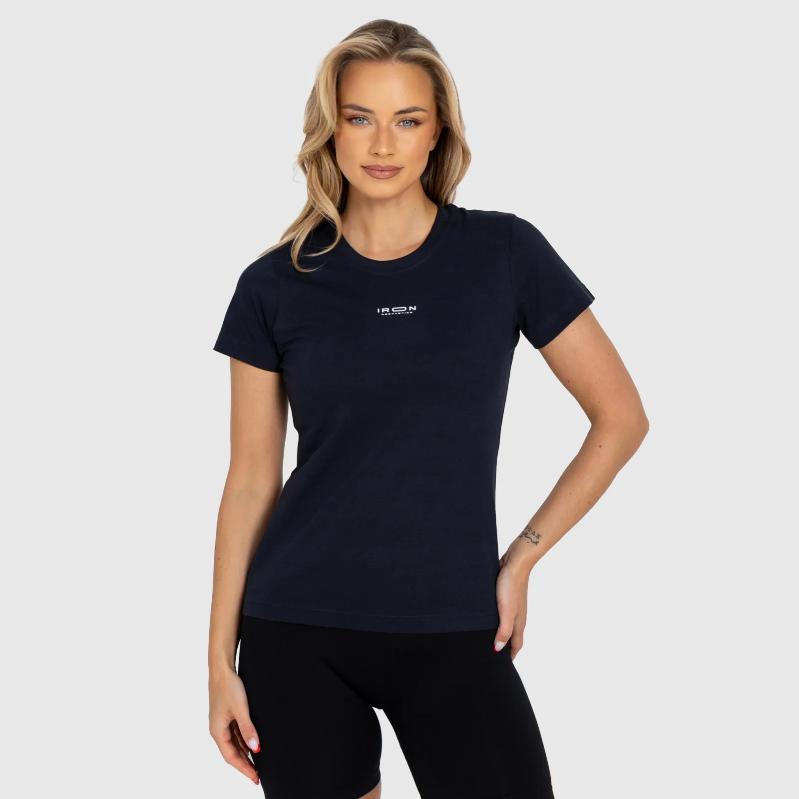Dámské tričko Iron Aesthetics Basic, navy-1