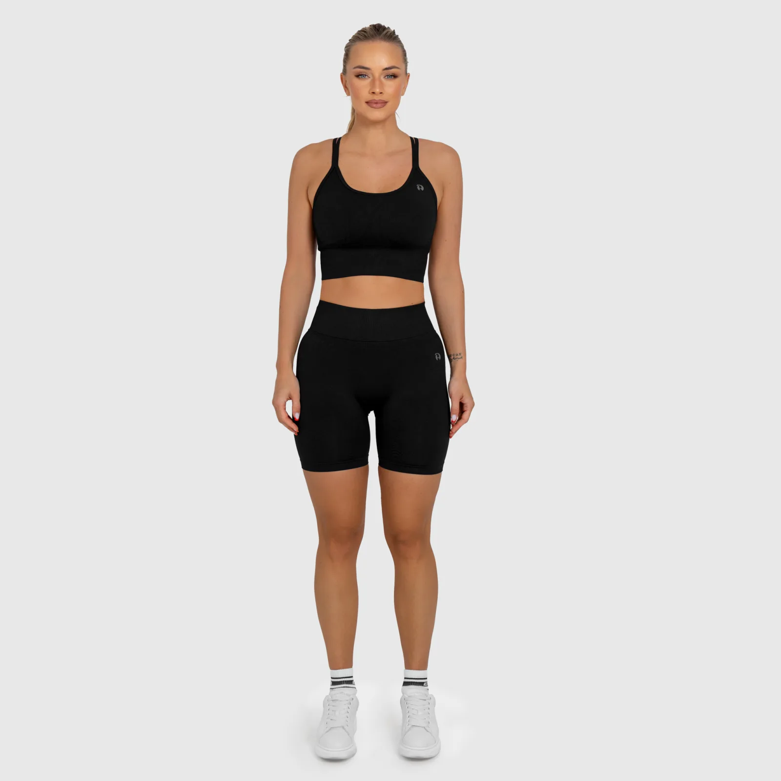 Dámská sportovní souprava Iron Aesthetics Ultimate short, černá-1