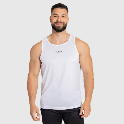 Pánské sportovní tílko Iron Aesthetics Athlete, bílé