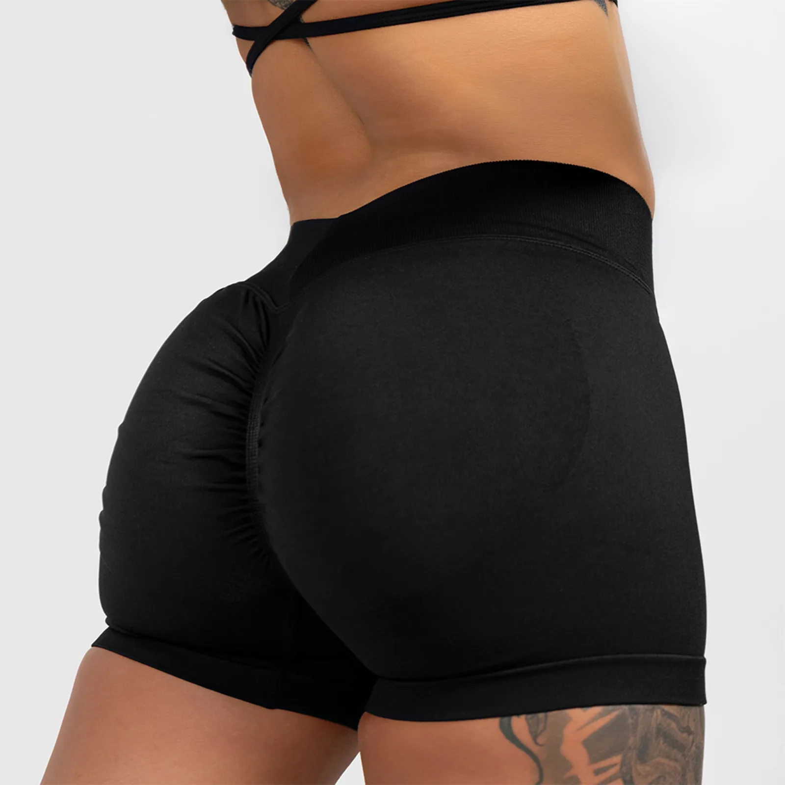 Sportovní kraťasy Iron Aesthetics Shape, černé-1
