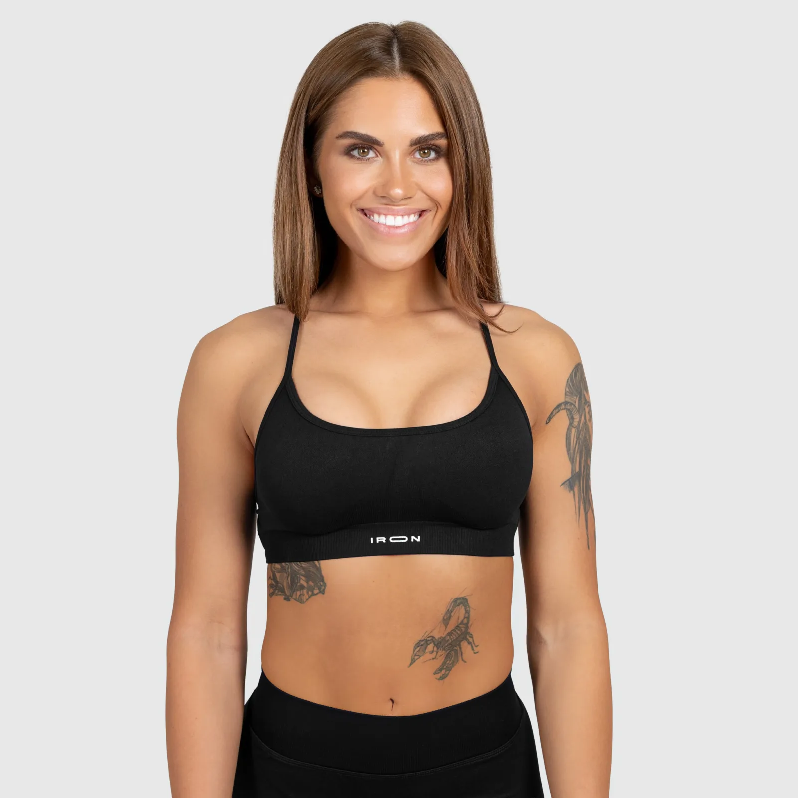 Sportovní podprsenka Iron Aesthetics Shape, černá-1