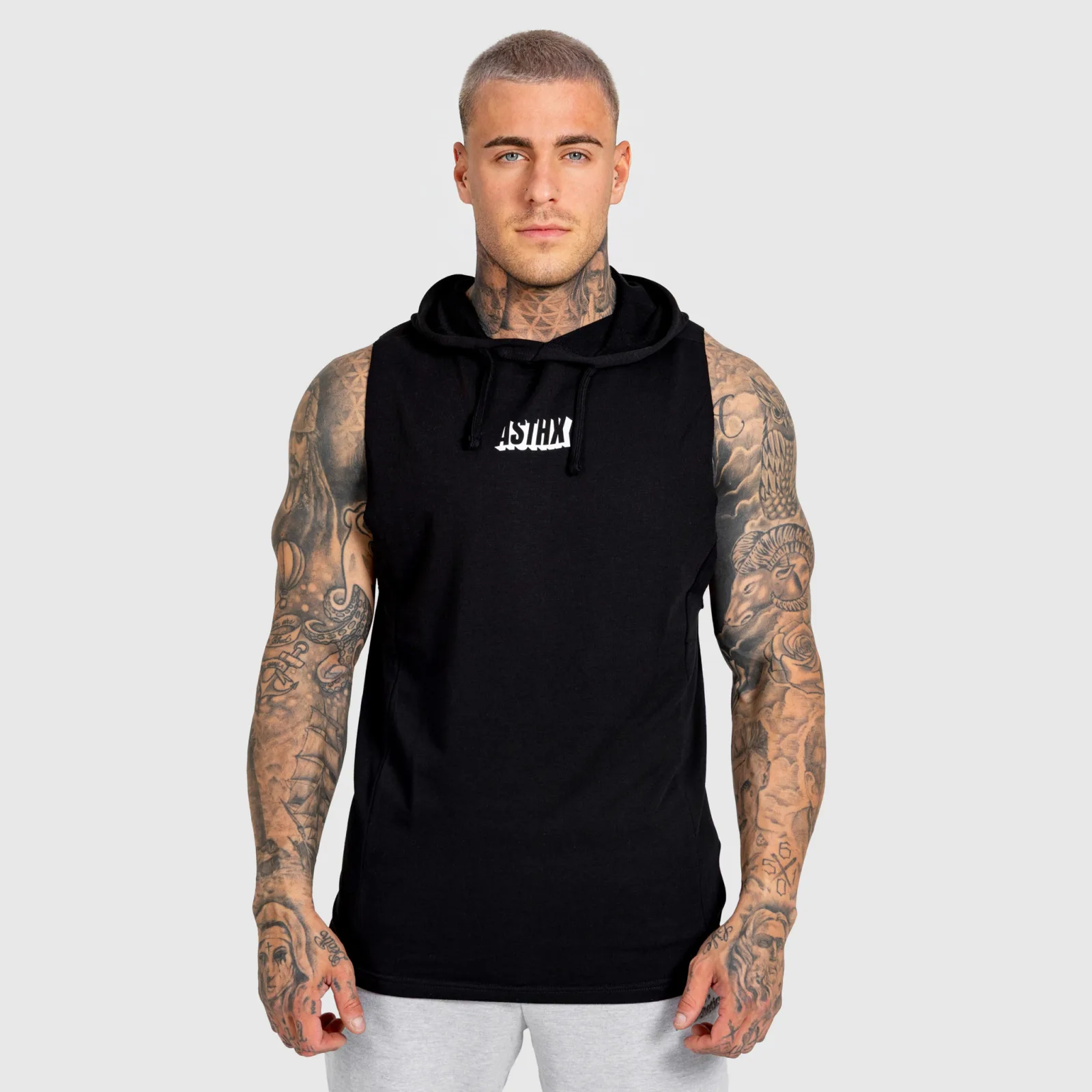 Pánské tričko bez rukávů Iron Aesthetics Core, černé-1