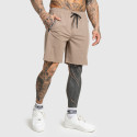 Pánske športové šortky Iron Aesthetics Aero, hnedé