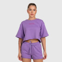 Dámsky crop top Iron Aesthetics Heavy-Terry, fialový