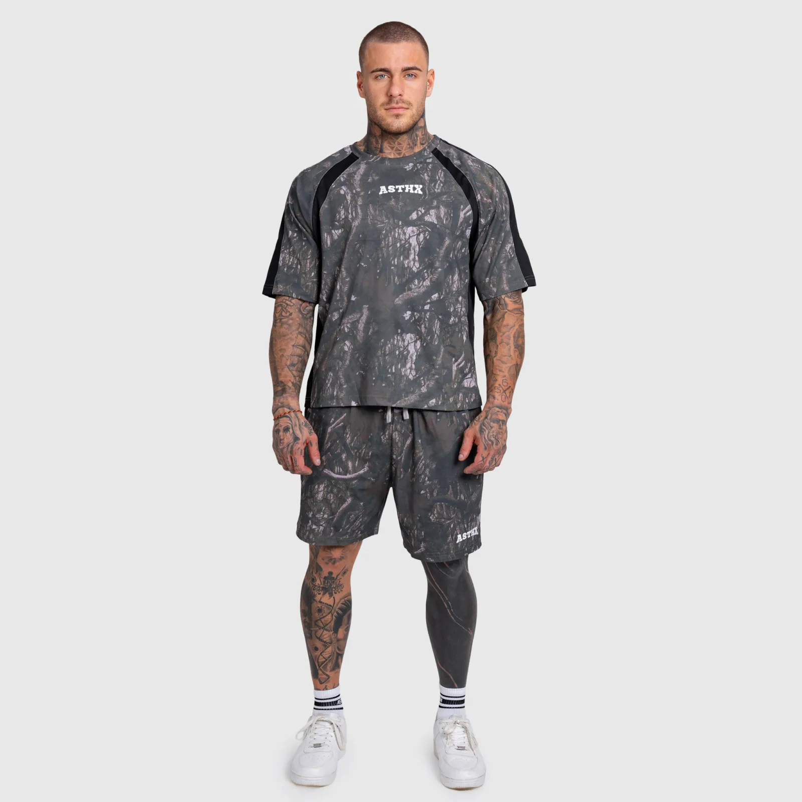 Pánský maskáčový komplet Iron Aesthetics Camo tree, dark-1