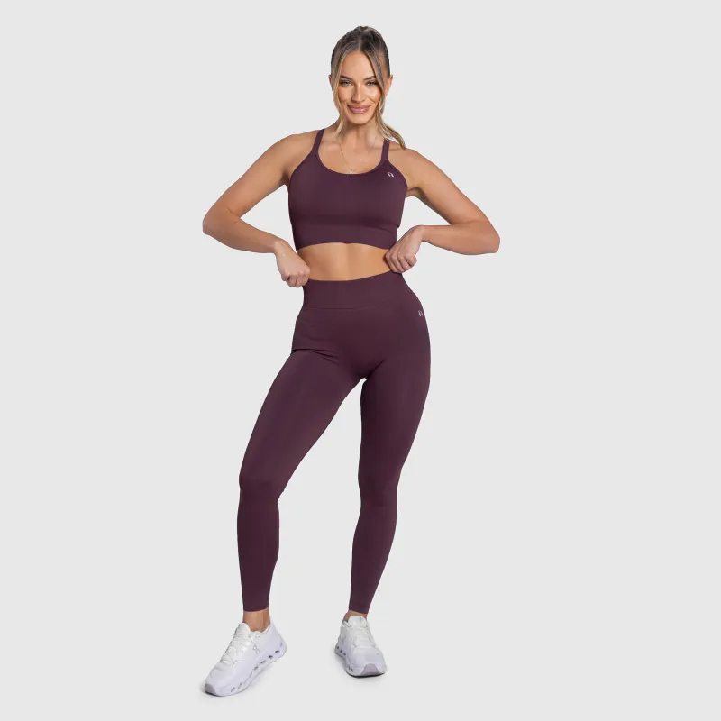 Dámská sportovní podprsenka Iron Aesthetics Ultimate, plum-4