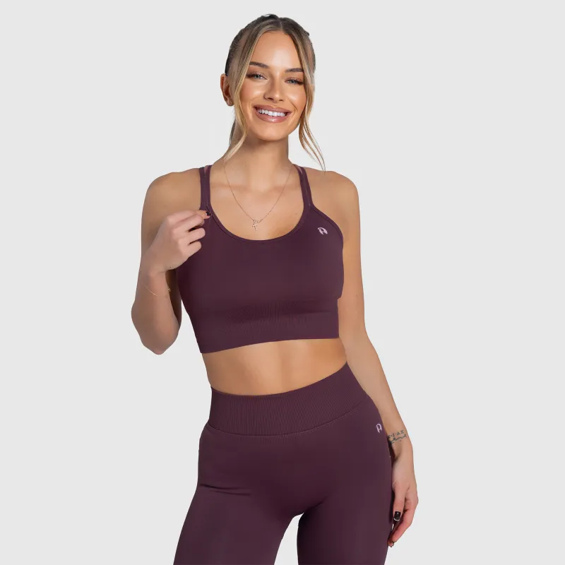 Dámská sportovní podprsenka Iron Aesthetics Ultimate, plum-6