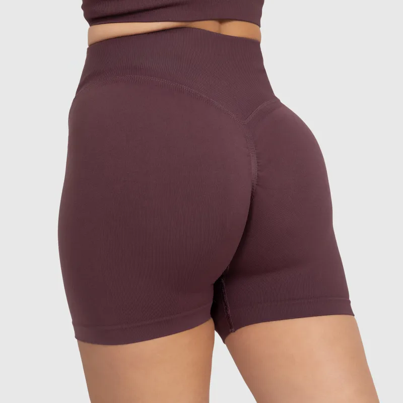 Dámská sportovní souprava Iron Aesthetics Ultimate short, plum-10