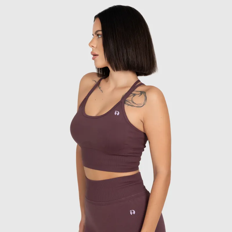 Dámská sportovní souprava Iron Aesthetics Ultimate short, plum-4
