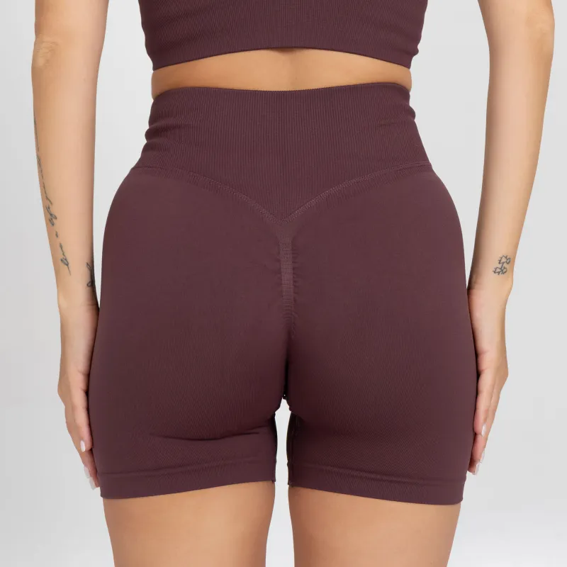 Dámská sportovní souprava Iron Aesthetics Ultimate short, plum-12