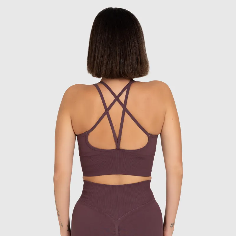 Dámská sportovní souprava Iron Aesthetics Ultimate short, plum-7