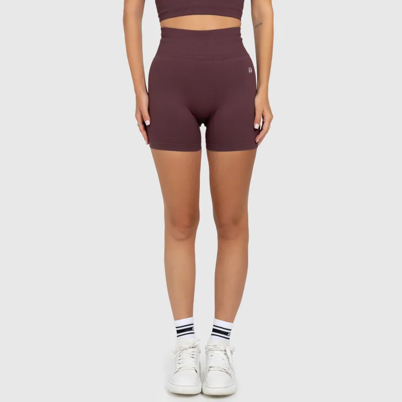 Dámská sportovní souprava Iron Aesthetics Ultimate short, plum-14