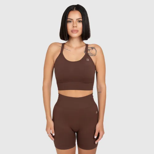 Dámská sportovní souprava Iron Aesthetics Ultimate short, hnědá