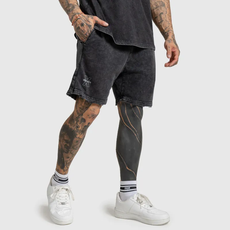 Pánská souprava Iron Aesthetics X Washed, černá-12
