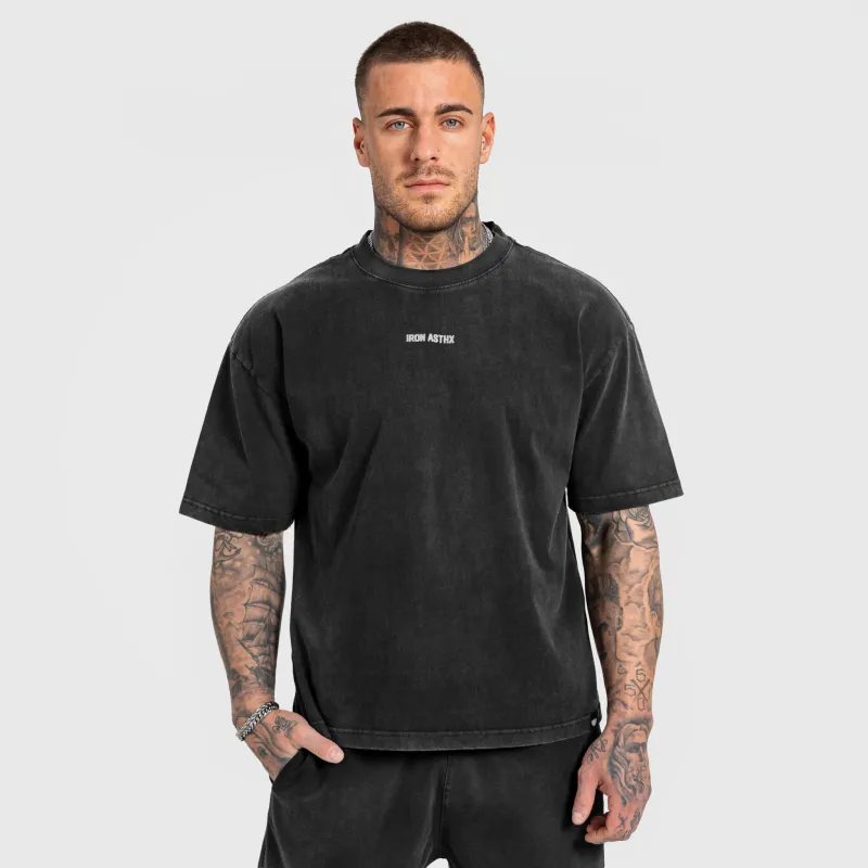 Pánská souprava Iron Aesthetics X Washed, černá-4