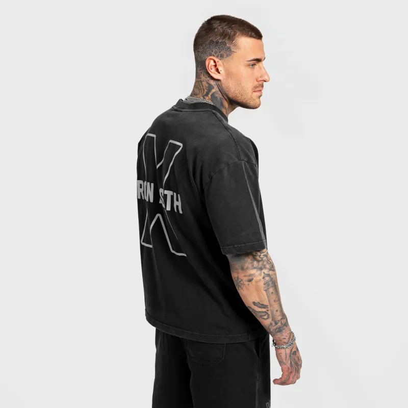 Pánská souprava Iron Aesthetics X Washed, černá-6
