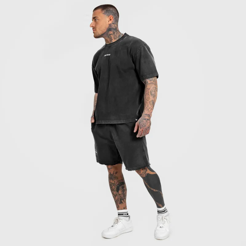 Pánská souprava Iron Aesthetics X Washed, černá-3