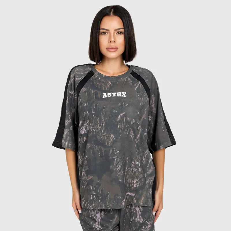 Dámské tričko Iron Aesthetics Camo tree, dark-11