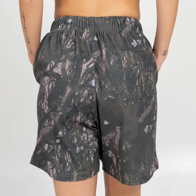 Dámské šortky Iron Aesthetics Camo tree, dark-12