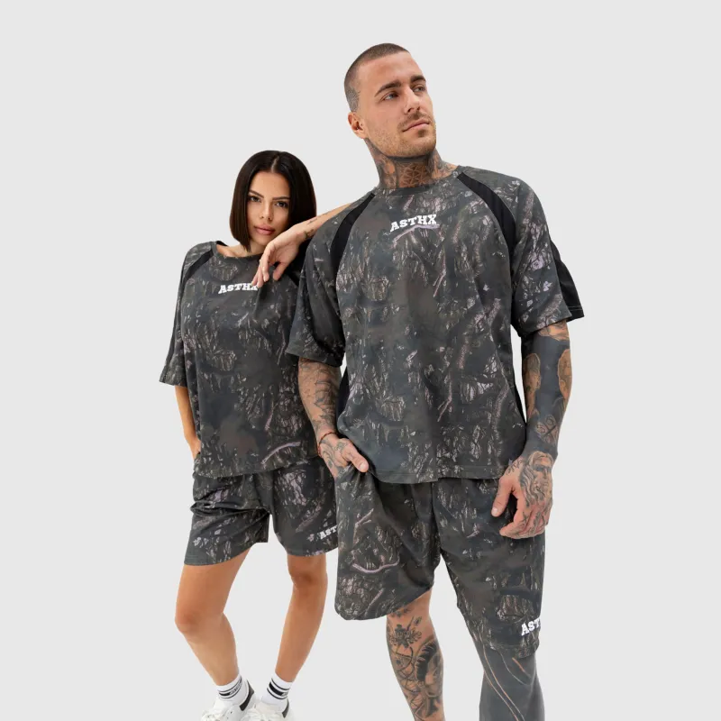 Pánské tričko Iron Aesthetics Camo tree, dark-1
