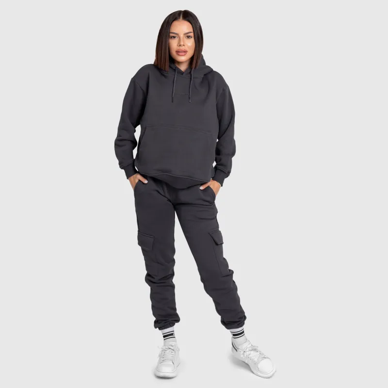 Dámská mikina Iron Aesthetics Cargo, šedá-7