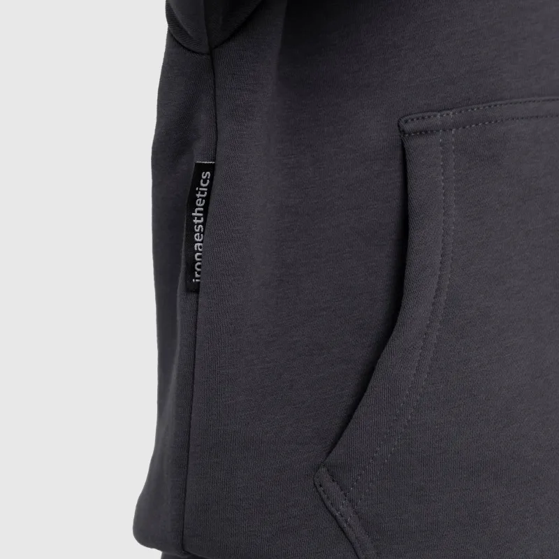 Dámská mikina Iron Aesthetics Cargo, šedá-10