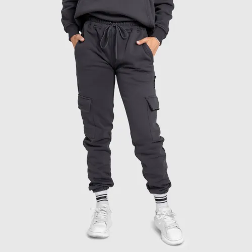 Dámské tepláky Iron Aesthetics Cargo, šedé