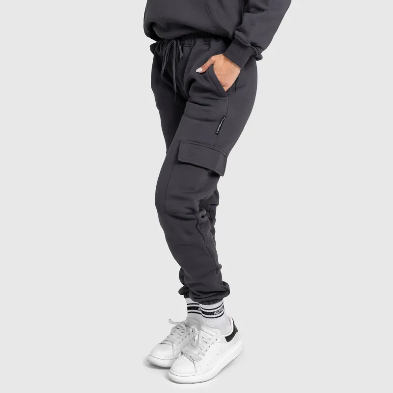 Dámská oversize souprava Iron Aesthetics Cargo, šedá-17