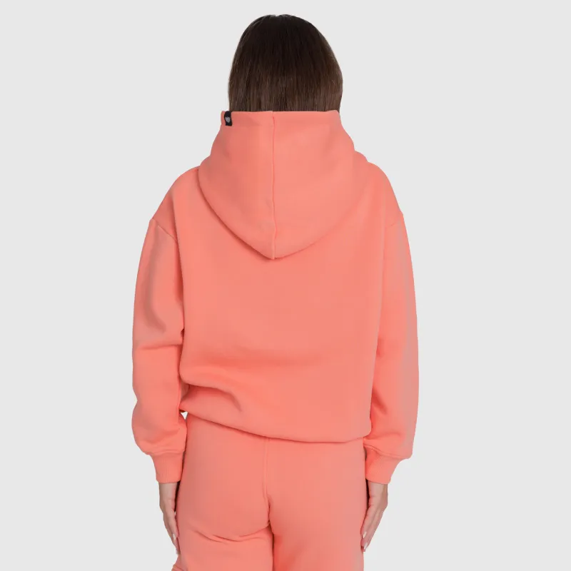Dámská oversize souprava Iron Aesthetics Cargo, lososová-12