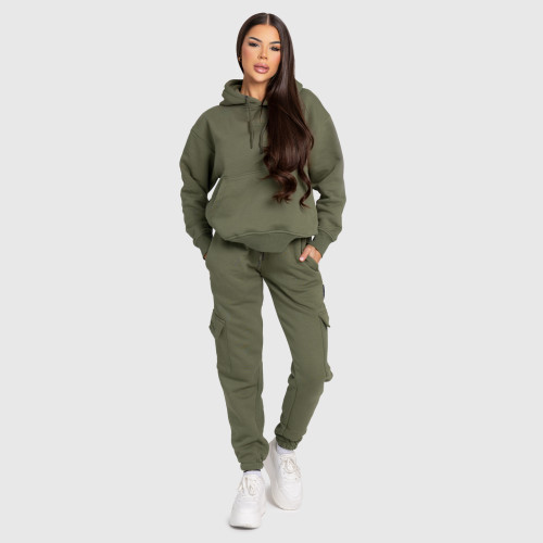 Dámská oversized souprava Iron Aesthetics Cargo, zelená