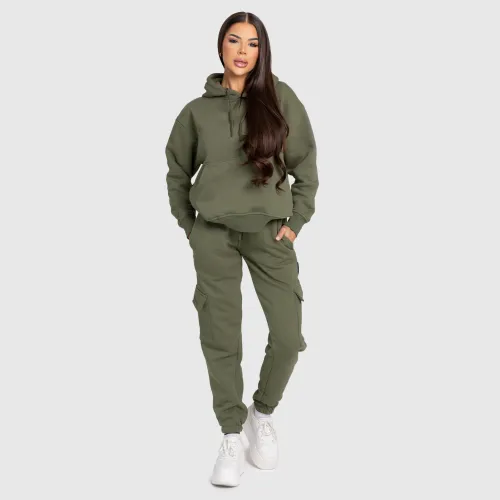 Dámská oversized souprava Iron Aesthetics Cargo, zelená