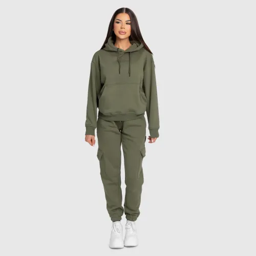 Dámská oversized souprava Iron Aesthetics Cargo, zelená