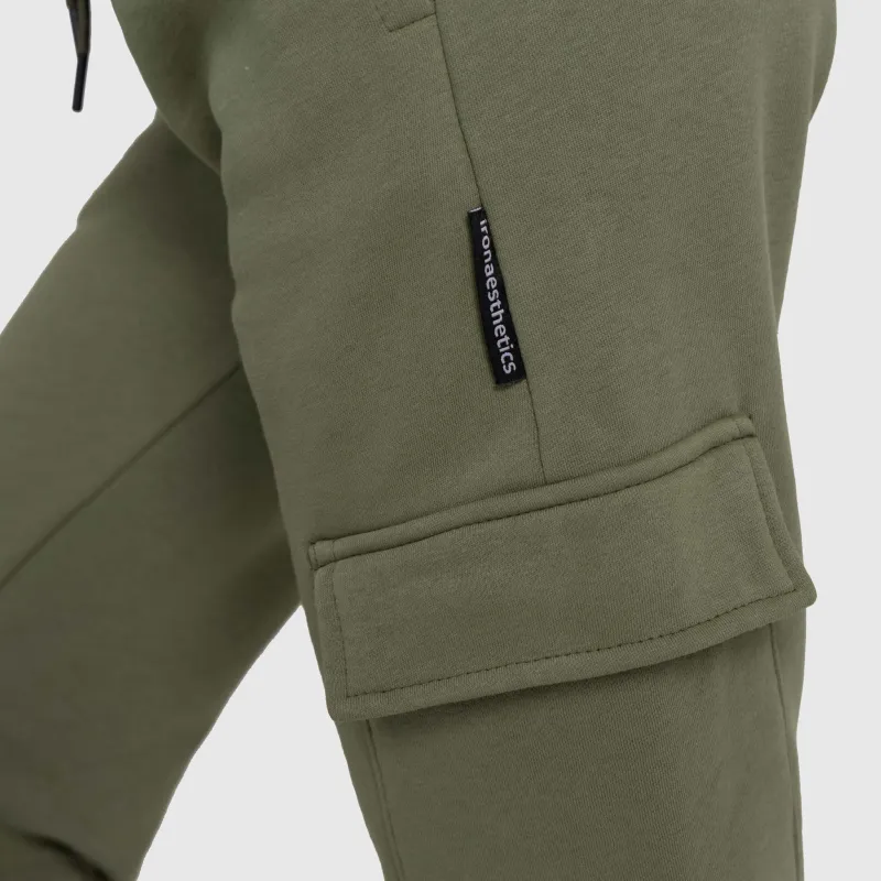 Dámská oversized souprava Iron Aesthetics Cargo, zelená-22