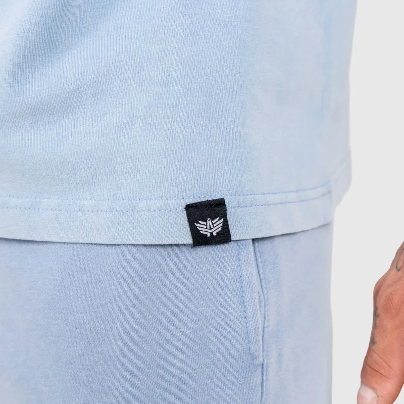 Pánská souprava Iron Aesthetics X Washed, modrá-11