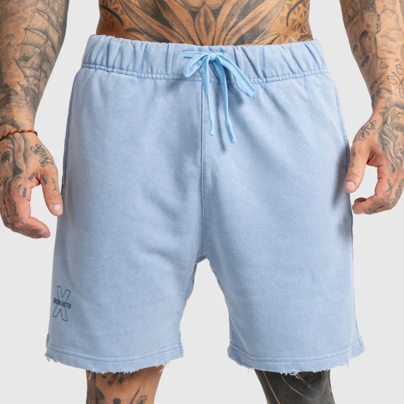 Pánská souprava Iron Aesthetics X Washed, modrá-14