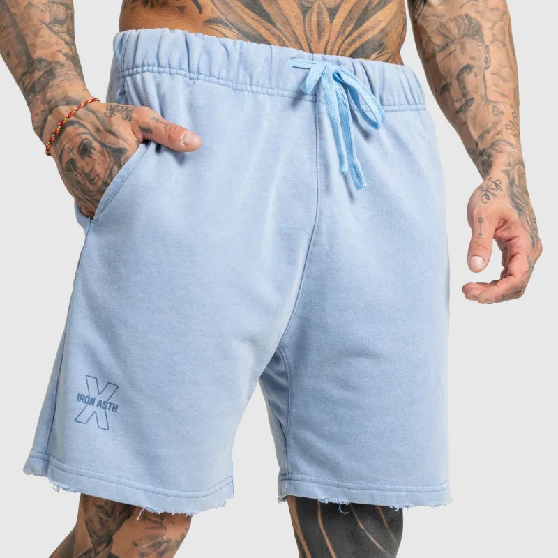 Pánská souprava Iron Aesthetics X Washed, modrá-15