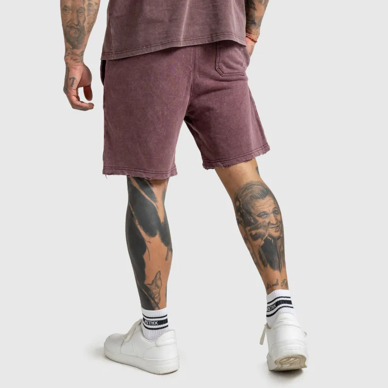 Pánská souprava Iron Aesthetics X Washed, burgundy-13
