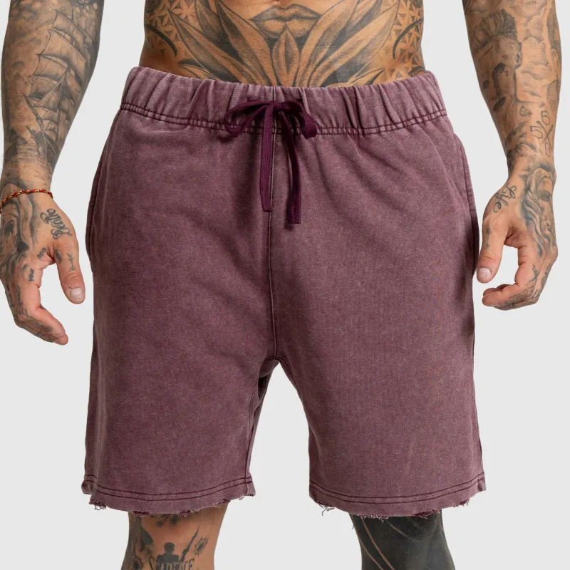 Pánská souprava Iron Aesthetics X Washed, burgundy-14