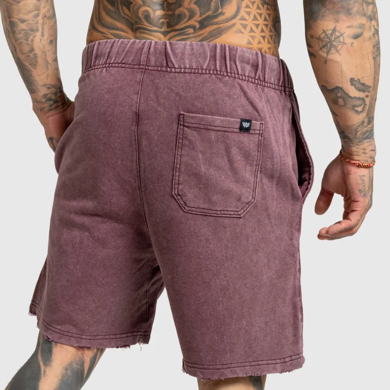 Pánská souprava Iron Aesthetics X Washed, burgundy-16