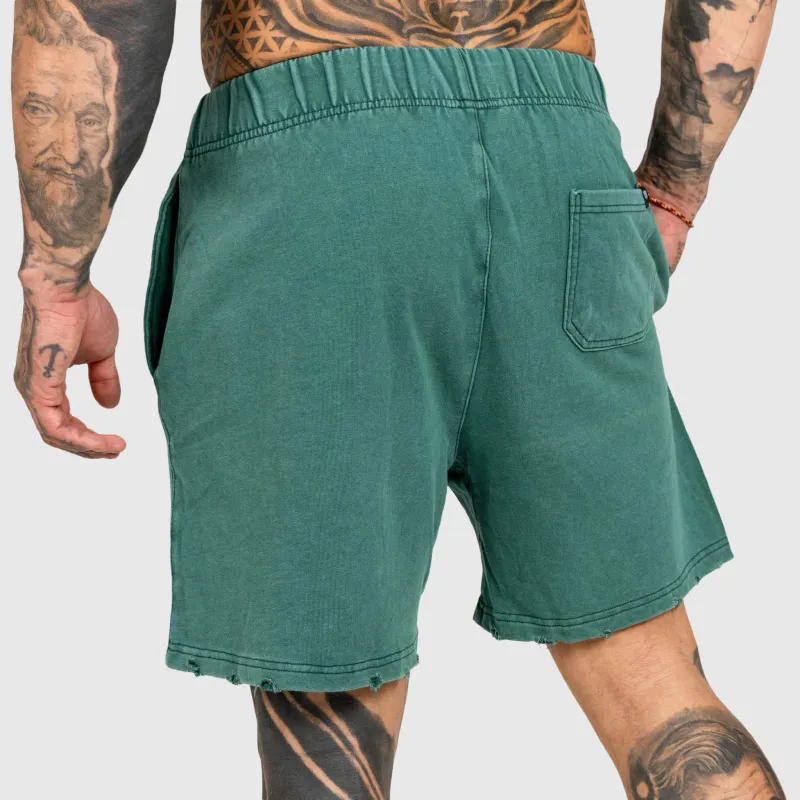 Pánské kraťasy Iron Aesthetics ASTHX, washed green-6