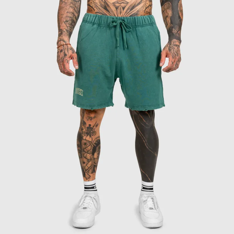 Pánské kraťasy Iron Aesthetics ASTHX, washed green-7