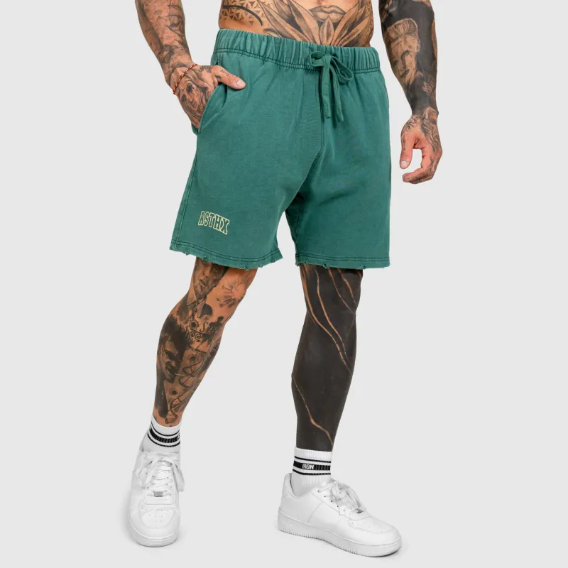 Pánské kraťasy Iron Aesthetics ASTHX, washed green-1