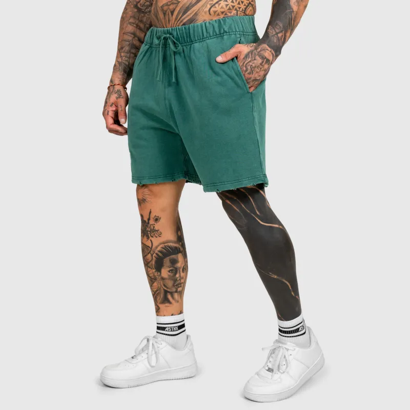 Pánské kraťasy Iron Aesthetics ASTHX, washed green-8