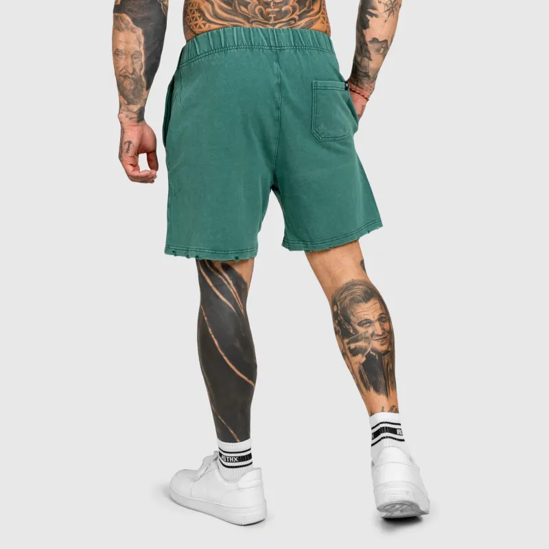 Pánské kraťasy Iron Aesthetics ASTHX, washed green-9